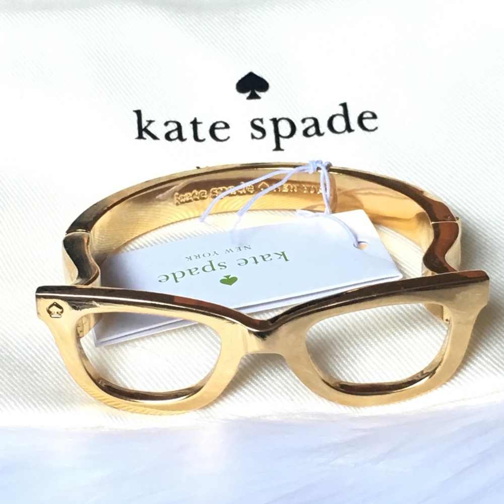 Kate spade gold lookout glasses bangle - Picture 2 of 2